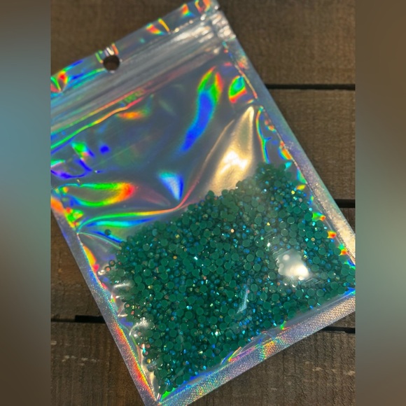 Other - Emerald green flat back rhinestones